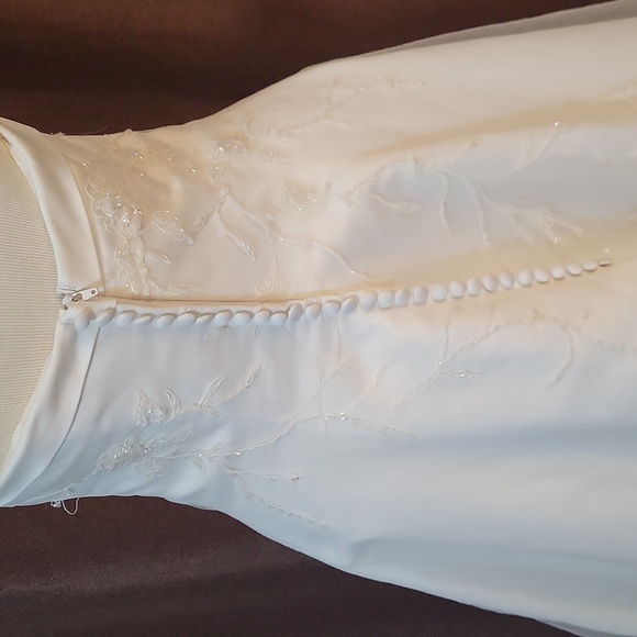 Size 12 Strapless Wedding Dress - Picture 7 of 11